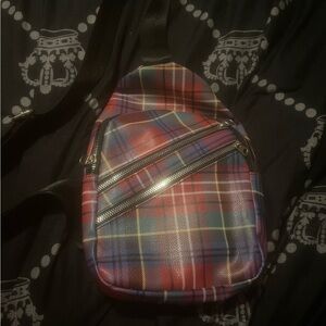Plaid Crossbody Bag